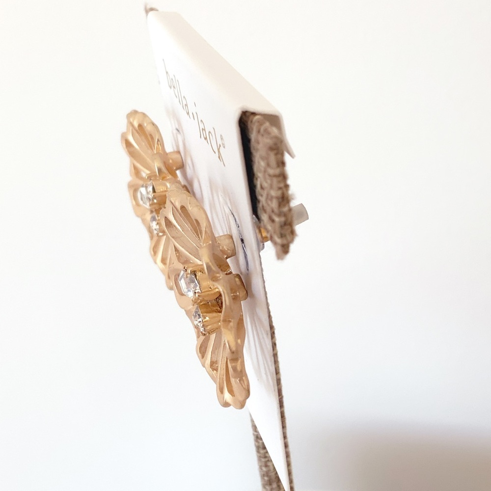 Bella Jack Statement Crystal Accent Post Earring - Picture 2 of 6